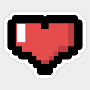 Pixel Love Sticker